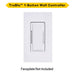 Halco - PSC-DM-WS-100-BLE-SR-WH - TruBlu 1-Button Wall Wireless Controller White No Faceplate product image