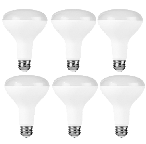 LED BR (Bulged Reflector) Floods Halco - 8BR30-FL-LED-827-DIM-ES-6-PK - LED BR30 Flood 8W 2700K Dim 80+ CRI 650L Essential - 6Pk Halco Lighting Technologies