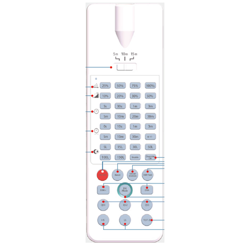Slim Canopy Series Halco - RM/MH10 - Slim Canopy Remote Control Programmer for Sensor 39907 Halco Lighting Technologies