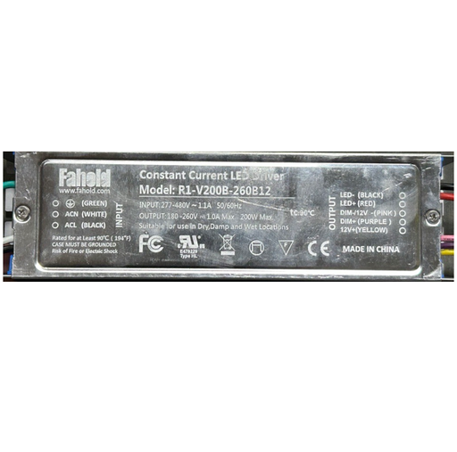 Halco - CLHB-3-DR-480V - Compact Linear Highbay HV Driver 277-480VAC Size 3 for ECLHB-220/CLHB-3 product image
