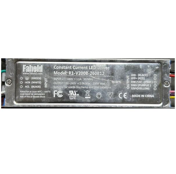 Halco - CLHB-3-DR-480V - Compact Linear Highbay HV Driver 277-480VAC Size 3 for ECLHB-220/CLHB-3 product image