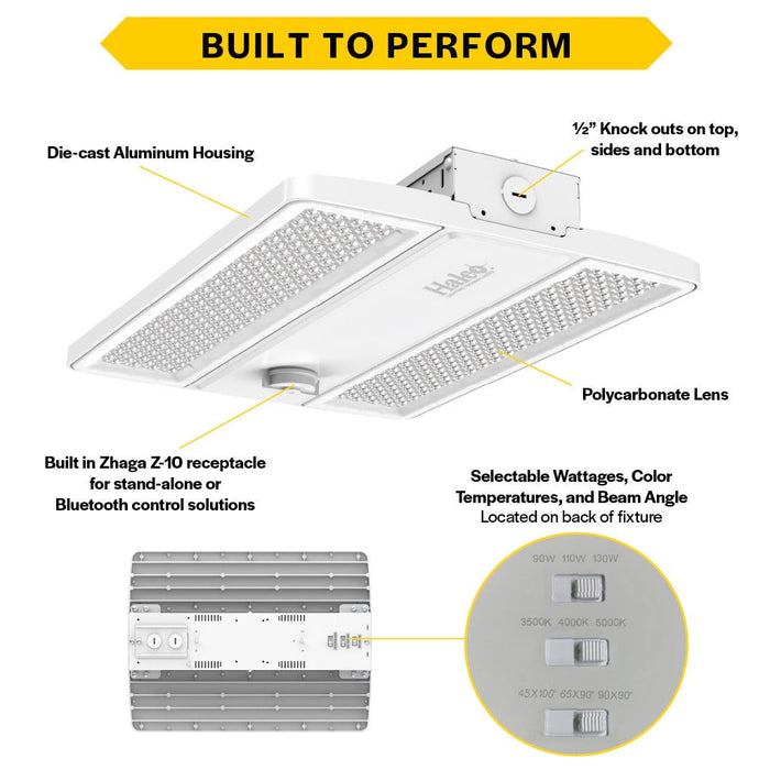 Halco - CLHB-1-LS-CS-U - Controls Ready CLHB-1 Lum & Color Select Z10 Adj Beam Angle product image