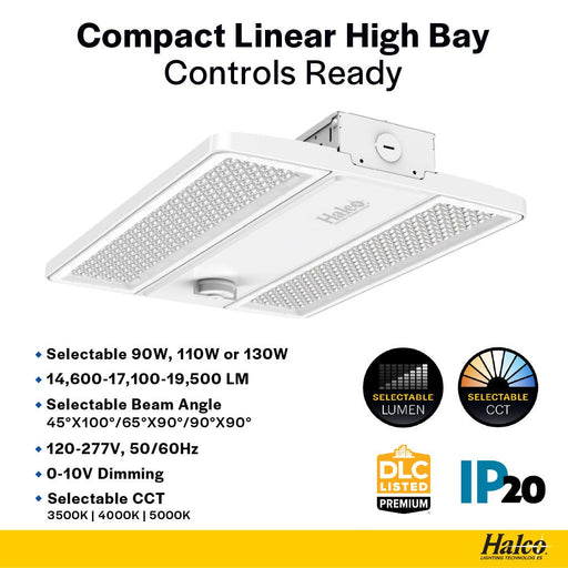 Halco - CLHB-1-LS-CS-U - Controls Ready CLHB-1 Lum & Color Select Z10 Adj Beam Angle product image