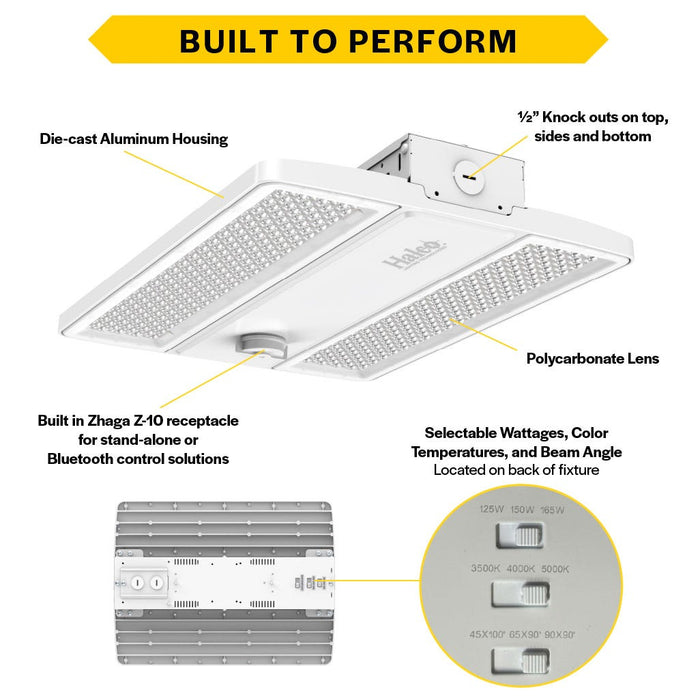 Halco - CLHB-2-LS-CS-U - Controls Ready CLHB-2 Lum & Color Select Z10 Adj Beam Angle product image