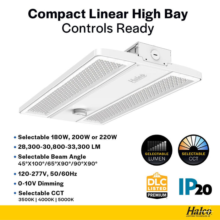 Halco - CLHB-3-LS-CS-U - Controls Ready CLHB-3 Lum & Color Select Z10 Adj Beam Angle product image