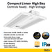 Made To Order Halco - CLHB-4-LS-CS-H - Controls Ready HV CLHB-4 Lum & Color Select Z10 Adj Beam Angle Halco Lighting Technologies