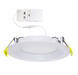 Halco - CSDL-4-LS-CS-BT-DDV - Commercial Slim Downlight 4in 13W Lumen-Color Select 660-1075lm Baffle Dimm product image