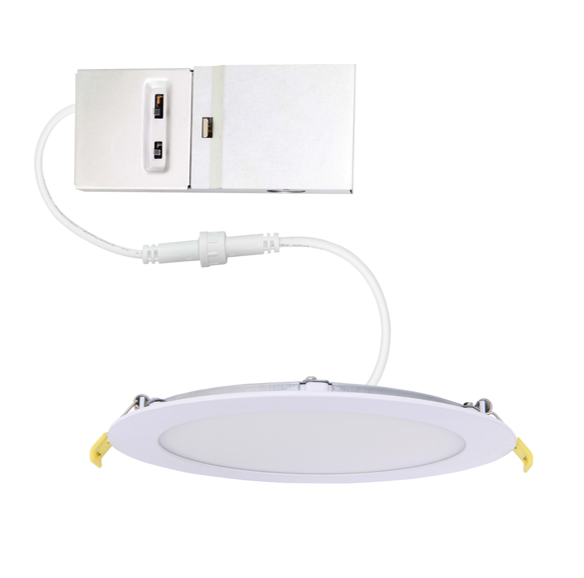 Halco - CSDL-4-LS-CS-ST-DDV - Commercial Slim Downlight 4in 13W Lumen-Color Select 660-1075lm Smooth Dimm product image