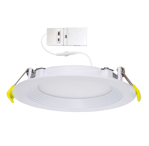 Halco - CSDL-6-LS-CS-BT-DDV - Commercial Slim Downlight 6in 15W Lumen-Color Select 820-1230lm Baffle Dimm product image