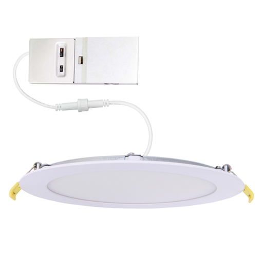 Halco - CSDL-6-LS-CS-ST-DDV - Commercial Slim Downlight 6in 15W Lumen-Color Select 820-1230lm Smooth Dimm product image