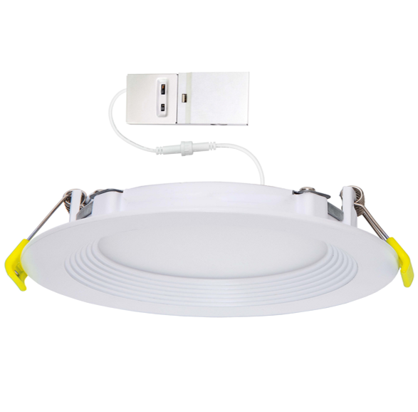 Halco - CSDL-8-LS-CS-BT-DDV - Commercial Slim Downlight 8in 18W Lumen-Color Select 1100-1500lm Baffle Dimm product image
