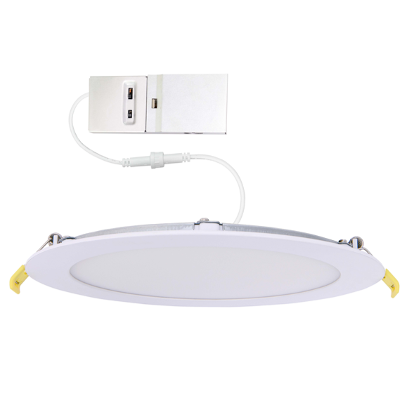 Halco - CSDL-8-LS-CS-ST-DDV - Commercial Slim Downlight 8in 18W Lumen-Color Select 1100-1500lm Smooth Dimm product image