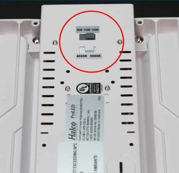 Halco - CLHB-3-WS-CS-U - Compact Linear Highbay 3 180W-200W-220W 24.5-31K Lum 4K-5K product image