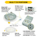 Halco - CSDL-4-LS-CS-BT-DDV - Commercial Slim Downlight 4in 13W Lumen-Color Select 660-1075lm Baffle Dimm product image