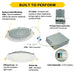 Halco - DFDLS8-18-CS-BT - LED Direct Fit Slim Downlight 8in 18W CCT Select Baffle Trim product image