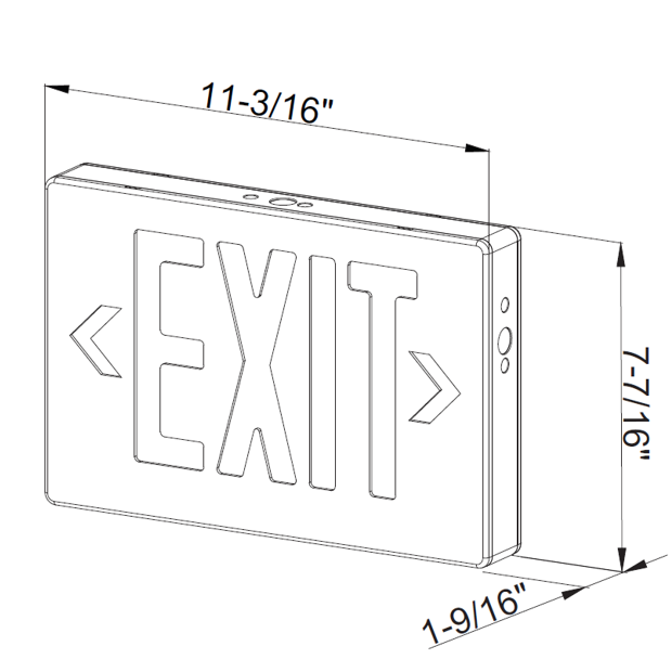 Halco - EMG-DCEX-BABK-R - Emergence Die-Cast Exit Red Legend Single/Double Brushed AL product image