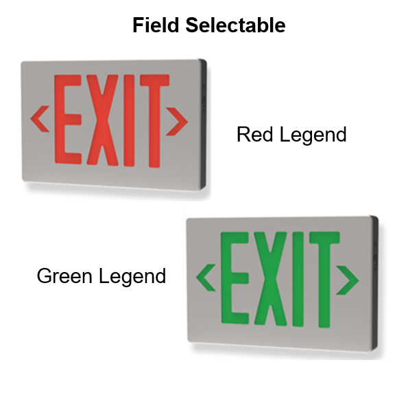 Halco - EMG-DCEX-BABK-RG - Emergence Die-Cast Exit Red/Green Legend Single/Double Brushed AL product image