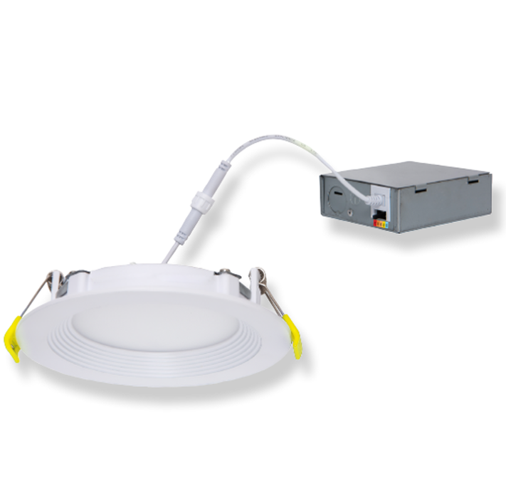 Halco - DFDLS6-12-CS-BT - LED Direct Fit Slim Downlight 6in 11W CCT Select Baffle Trim product image