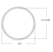 Halco - DSK-12-CS-120V - Surface Disk 12in 22W 1650L CCT Select 120V Triac Dim product image