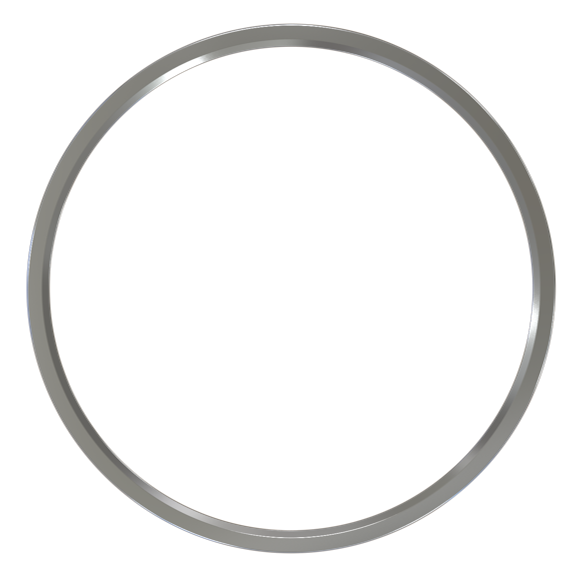 Halco - DSK-12-TRM-BN - Surface Mount Disk 12in Round Trim Brushed Nickel product image