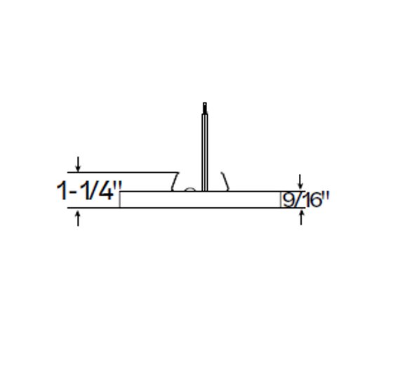 Halco - DSK-5.5-CS-120V - Surface Disk 5.5in 10W 820L CCT Select 120V Triac Dim product image