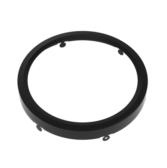 Halco - DSK-5.5-TRM-BK - Surface Mount Disk 5.5in Round Trim Black product image