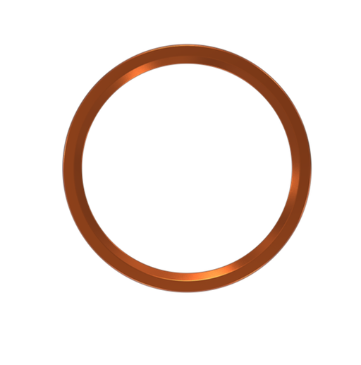 Halco - DSK-5.5-TRM-BC - Surface Mount Disk 5.5in Round Trim Brushed Copper product image