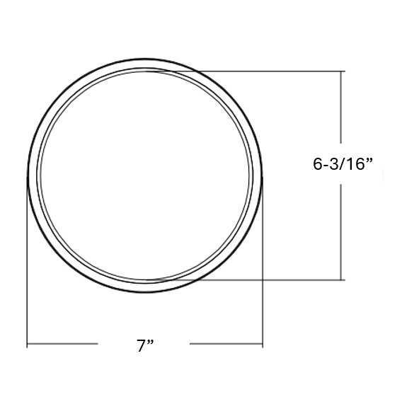 Halco - DSK-7-CS-120V - Surface Disk 7in 14W 1150L CCT Select 120V Triac Dim product image