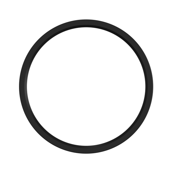 Halco - DSK-7-TRM-BK - Surface Mount Disk 7in Round Trim Black product image
