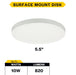 Halco - DSK-5.5-CS-120V - Surface Disk 5.5in 10W 820L CCT Select 120V Triac Dim product image