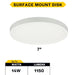 Halco - DSK-7-CS-120V - Surface Disk 7in 14W 1150L CCT Select 120V Triac Dim product image