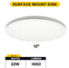 Halco - DSK-12-CS-120V - Surface Disk 12in 22W 1650L CCT Select 120V Triac Dim product image
