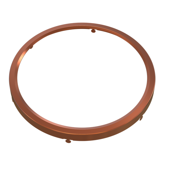 Halco - DSK-9-TRM-BC - Surface Mount Disk 9in Round Trim Brushed Copper product image