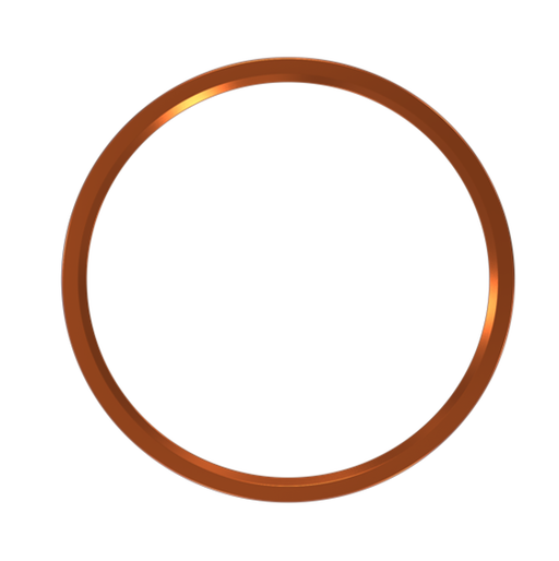 Halco - DSK-9-TRM-BC - Surface Mount Disk 9in Round Trim Brushed Copper product image