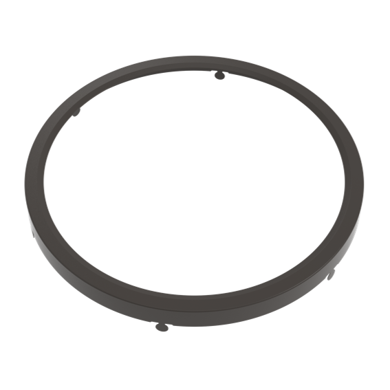 Halco - DSK-9-TRM-DB - Surface Mount Disk 9in Round Trim Dark Bronze product image