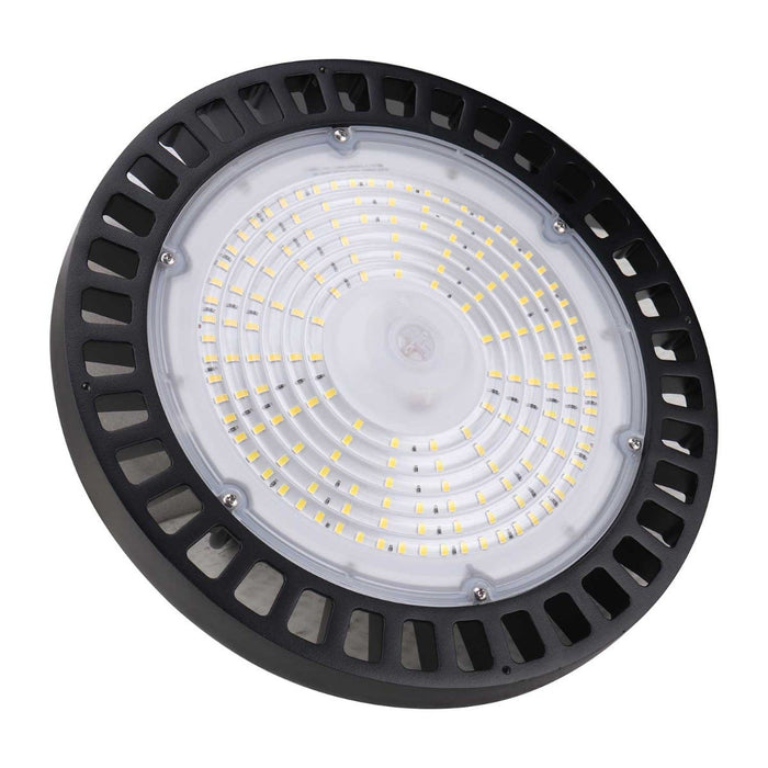 Halco - ERHB-100-50-U - LED Essential Round Highbay 100W 5000K 120-277V Dimm Black product image