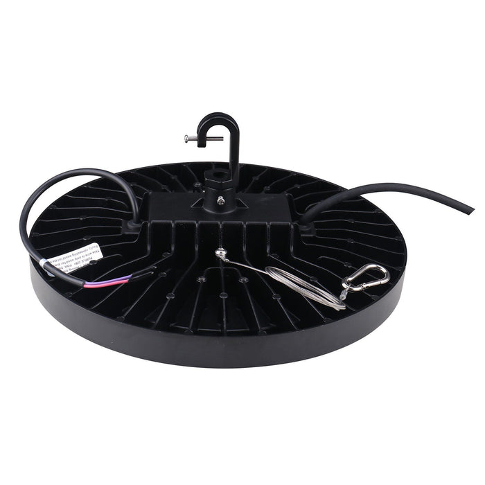 Halco - ERHB-200-50-U - LED Essential Round Highbay 200W 5000K 120-277V Dimm Black product image