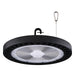 Halco - ERHB-200-50-U - LED Essential Round Highbay 200W 5000K 120-277V Dimm Black product image