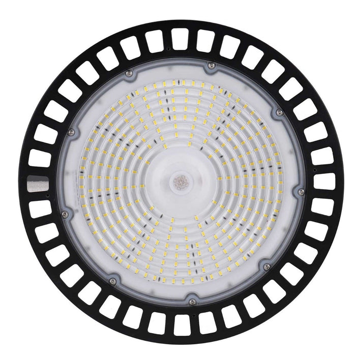 Halco - ERHB-200-50-U - LED Essential Round Highbay 200W 5000K 120-277V Dimm Black product image