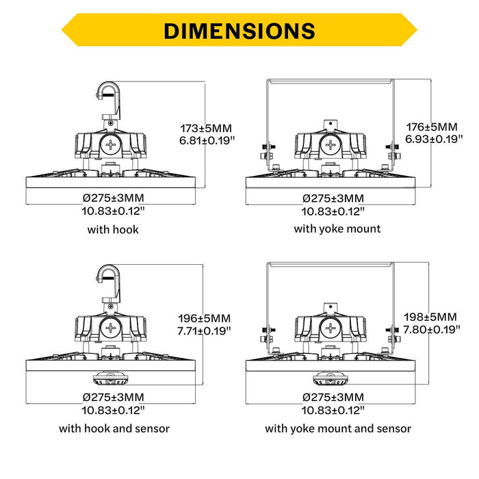 Halco - ERHB-2-LS-CS-U - Essential Round Highbay Controls Ready Lum/CCT Select 21K LM product image