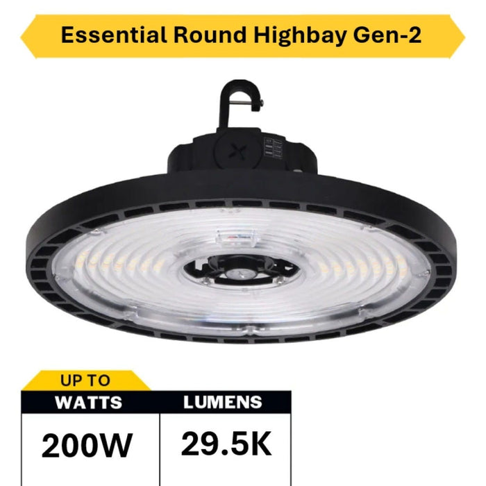 Halco - ERHB-3-LS-CS-U - Essential Round Highbay Controls Ready Lum/CCT Select 29K LM product image
