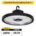 Halco - ERHB-3-LS-CS-U - Essential Round Highbay Controls Ready Lum/CCT Select 29K LM product image