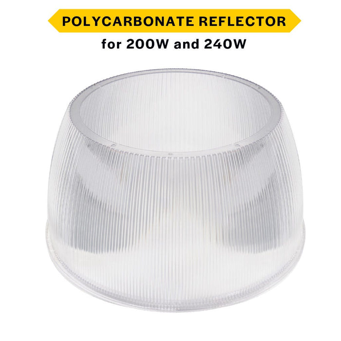 Halco - ERHB-34-PC - Polycarbonate Reflector for 200W and 240W ERHB Gen-2 product image
