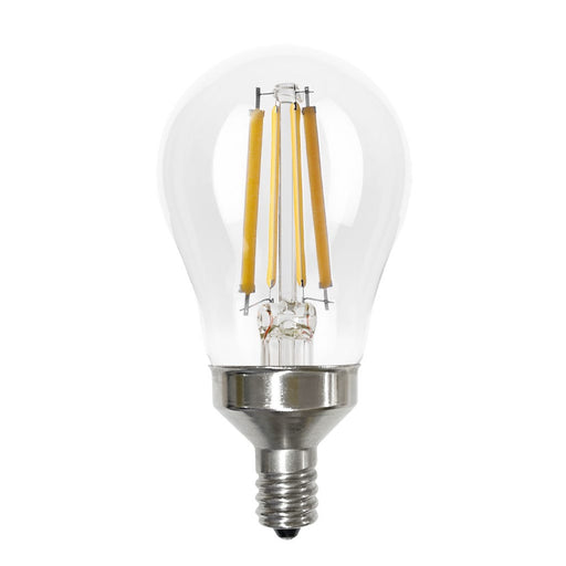 LED Filament Bulbs Halco - 9A15-CL-FLED4-927-E12-D - LED Filament A15 E12 2700K 800L 60W-equiv Clear Dim T20 Halco Lighting Technologies