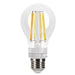 LED Filament Bulbs Halco - 9A19-CL-FLED4-9CS-E26-D - LED Filament A19 E26 5-CCT Select 800L 60W-equiv Clear Dim T20 Halco Lighting Technologies