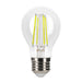 LED Filament Bulbs Halco - LSA19-CL-FLED4-950-E26-D - LED Filament A19 E26 5000K 60W-equiv Clear 3-Step Dim T20 Halco Lighting Technologies