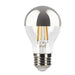 LED Filament Bulbs Halco - 9A19-CL-FLED4-927-E26-D-SB - LED Filament A19 Silver-Bowl E26 2700K 60W-equiv Clear Dim T20 Halco Lighting Technologies