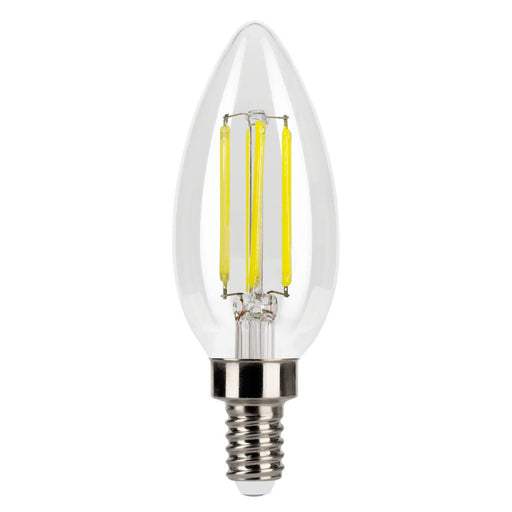 LED Filament Bulbs Halco - LSB11-CL-FLED4-950-E12-D - LED Filament B11 E12 5000K 60W-equiv Clear 3-Step Dim T20 Halco Lighting Technologies