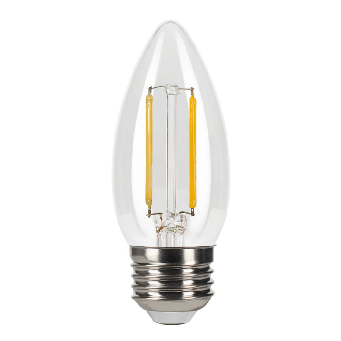 LED Filament Bulbs Halco - 3B11-CL-FLED4-927-E26-D - LED Filament B11 E26 2700K 300L 40W-equiv Clear Dim T20 Halco Lighting Technologies