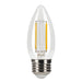 LED Filament Bulbs Halco - 3B11-CL-FLED4-927-E26-D - LED Filament B11 E26 2700K 300L 40W-equiv Clear Dim T20 Halco Lighting Technologies